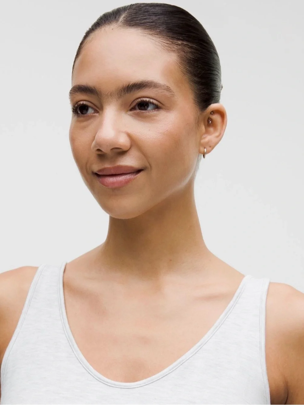 Lululemon BeCalm V-Neck Tank Heathered Grey
